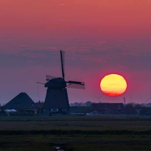 Schoorl sonnenuntergang
