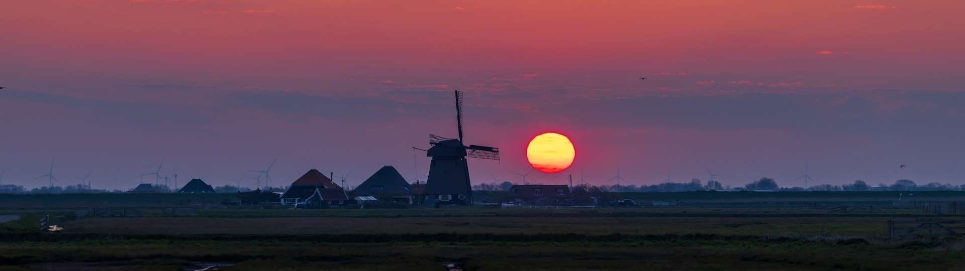Schoorl sonnenuntergang
