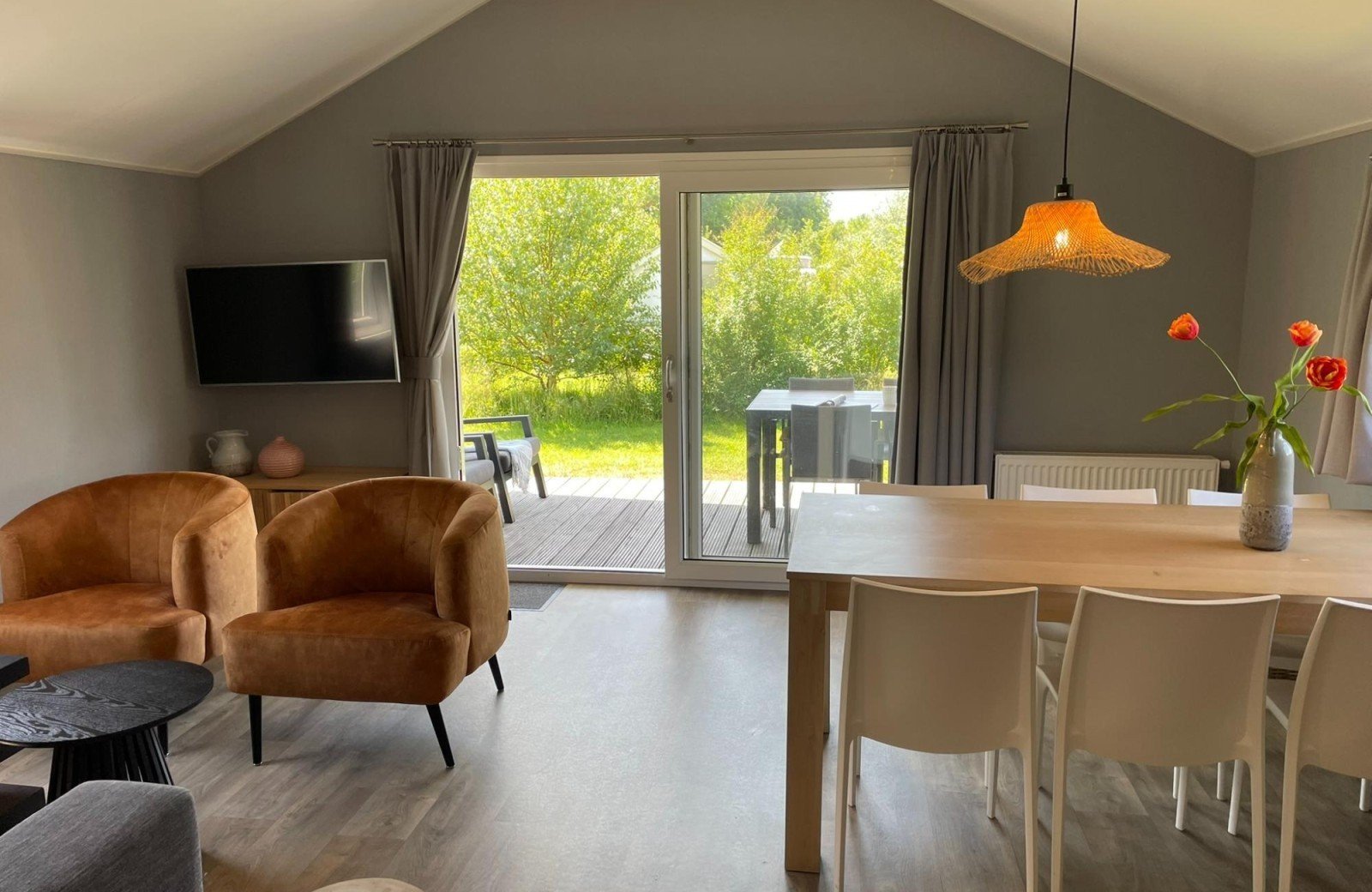 Strand49 strandlodge woonkamer uitzicht 2